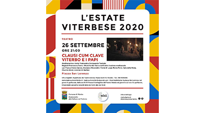 Clausi cum clave – Viterbo e i Papi, sabato 26 settembre a piazza san Lorenzo alle ore 21