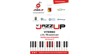 La musica di JazzUp Festival al teatro San Leonardo di Viterbo. Dal 5 al 10 Agosto 2021 sei concerti di grande Jazz ad ingresso gratuito al Teatro San Leonardo