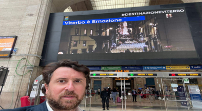 Lo spot promozionale della città di Viterbo da oggi alla stazione centrale di Milano