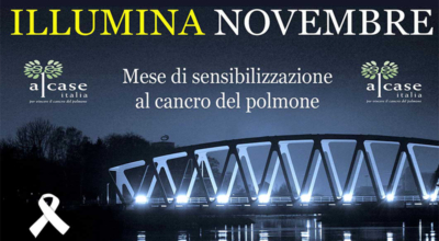 Cancro al polmone, la città di Viterbo aderisce alla campagna di sensibilizzazione Illumina novembre. E palazzo papale si accende di bianco