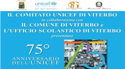 75° anniversario Unicef: questo pomeriggio alle 15.30  nella Sala Regia