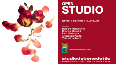 Open Studio: giovedì 8 dicembre dalle 11 alle 20, opening di Fabio De Benedettis
